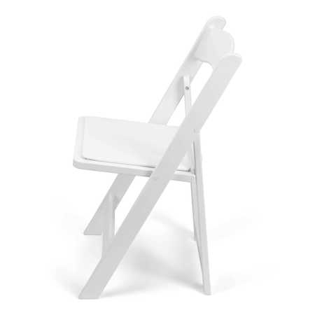 Atlas Commercial Products TitanPRO™ White Resin Folding Chair RFC6WH
